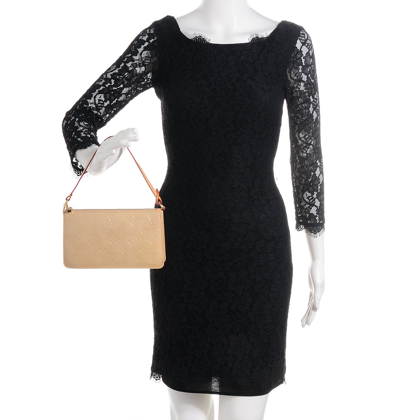 Vernis Lexington Pochette Beige