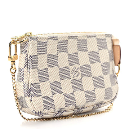 Louis Vuitton Damier Azur Mini Pochette Accessories 2 of 8