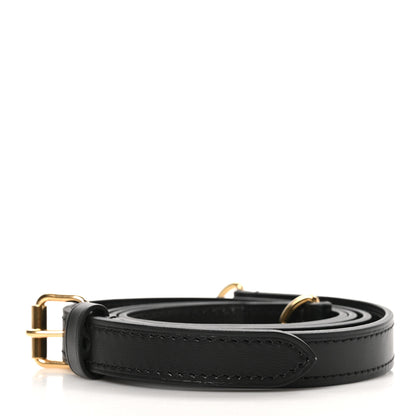 Louis Vuitton Calfskin Adjustable Speedy Bandouliere Shoulder Strap Black 2 of 4