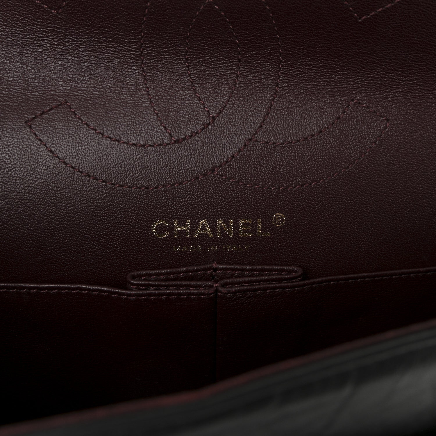 Chanel Aged Calfskin Chevron Quilted 2.55 Reissue 226 Flap Black 6 of 10