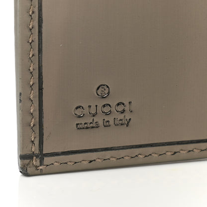Gucci Monogram Web Ladies Web French Wallet Metallic Brown Green 6 of 8