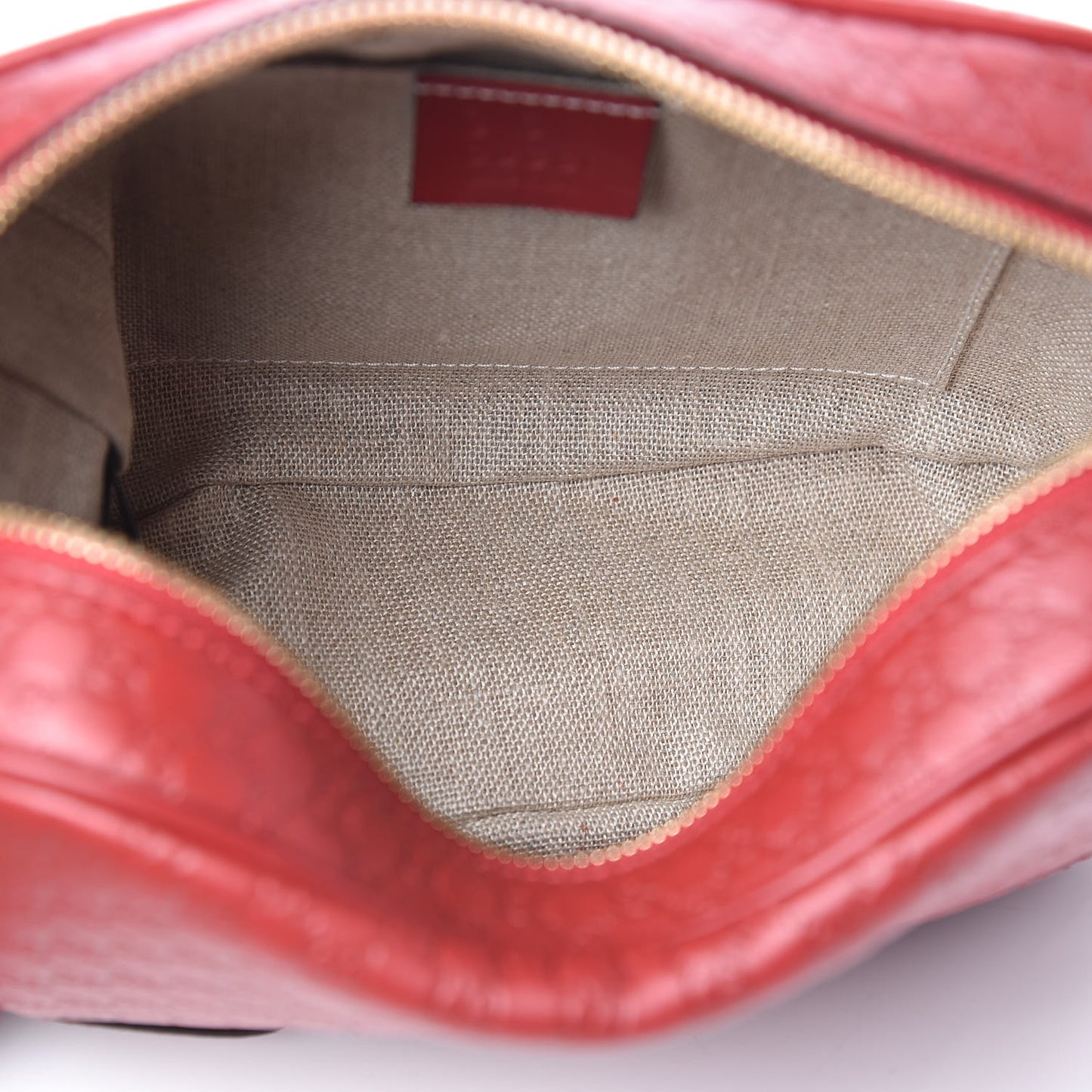 Microguccissima Mini Bree Messenger Bag Red