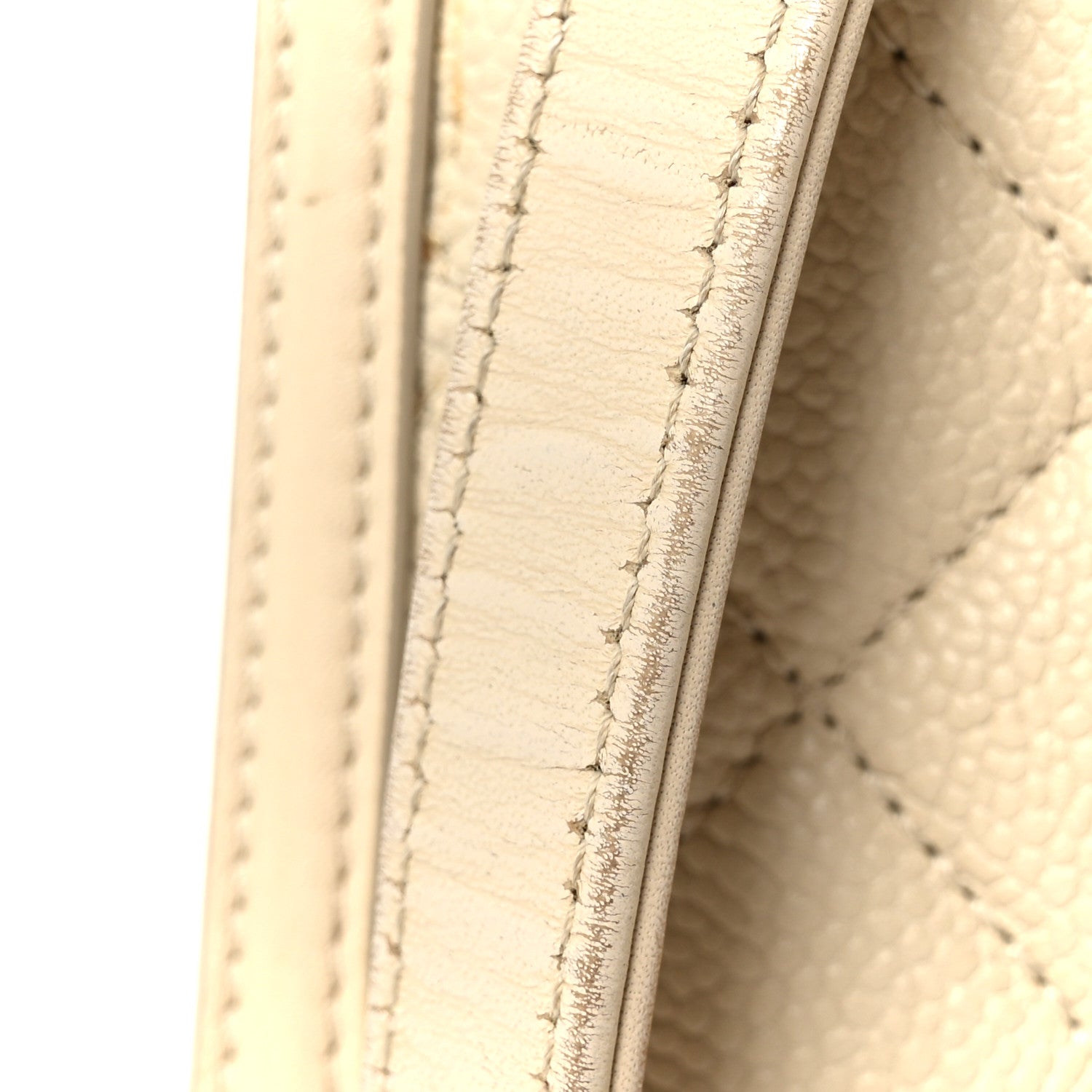Chanel Caviar Quilted Medium CC Filigree Flap Beige 11 of 11
