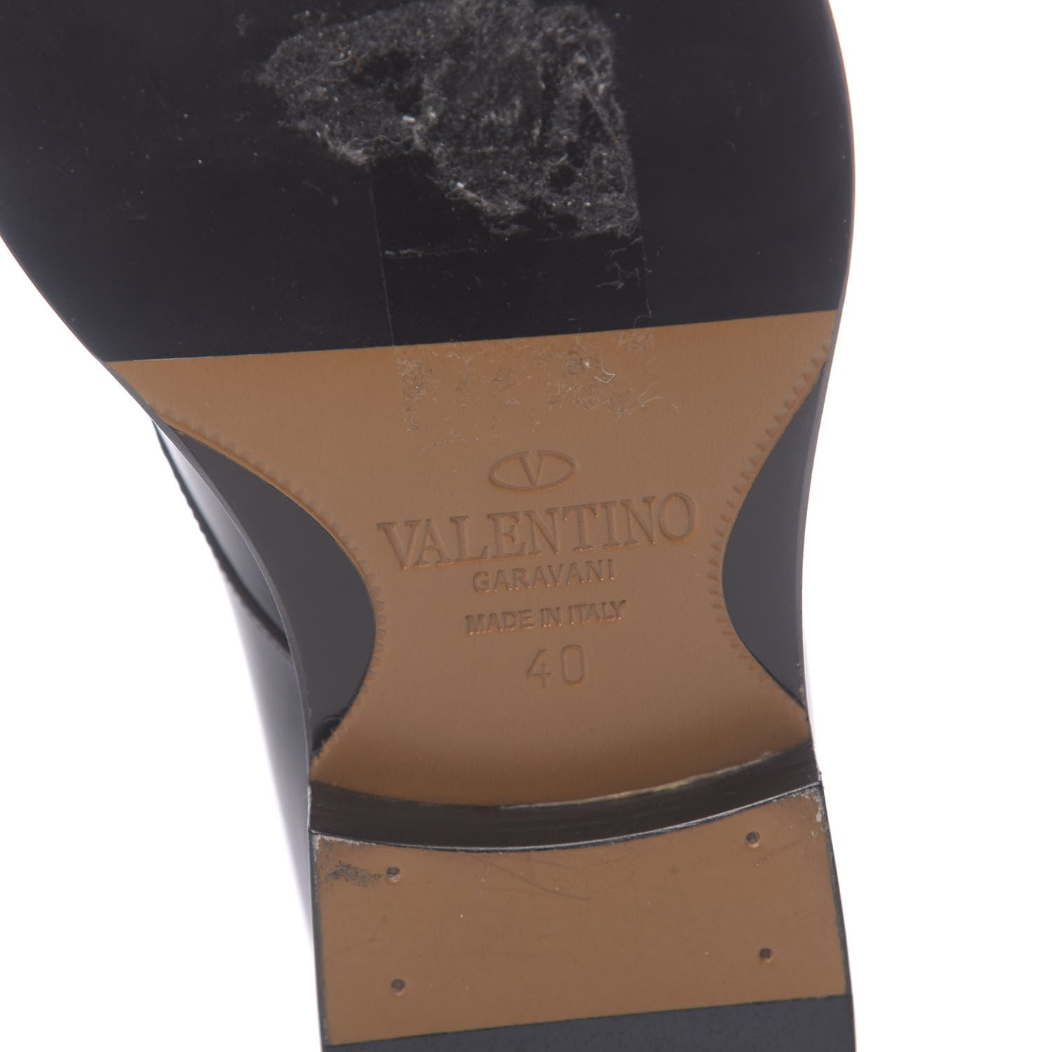 Valentino Garavani Shiny Calfskin Mens Double Monk Strap Loafers 40 Black 6 of 11
