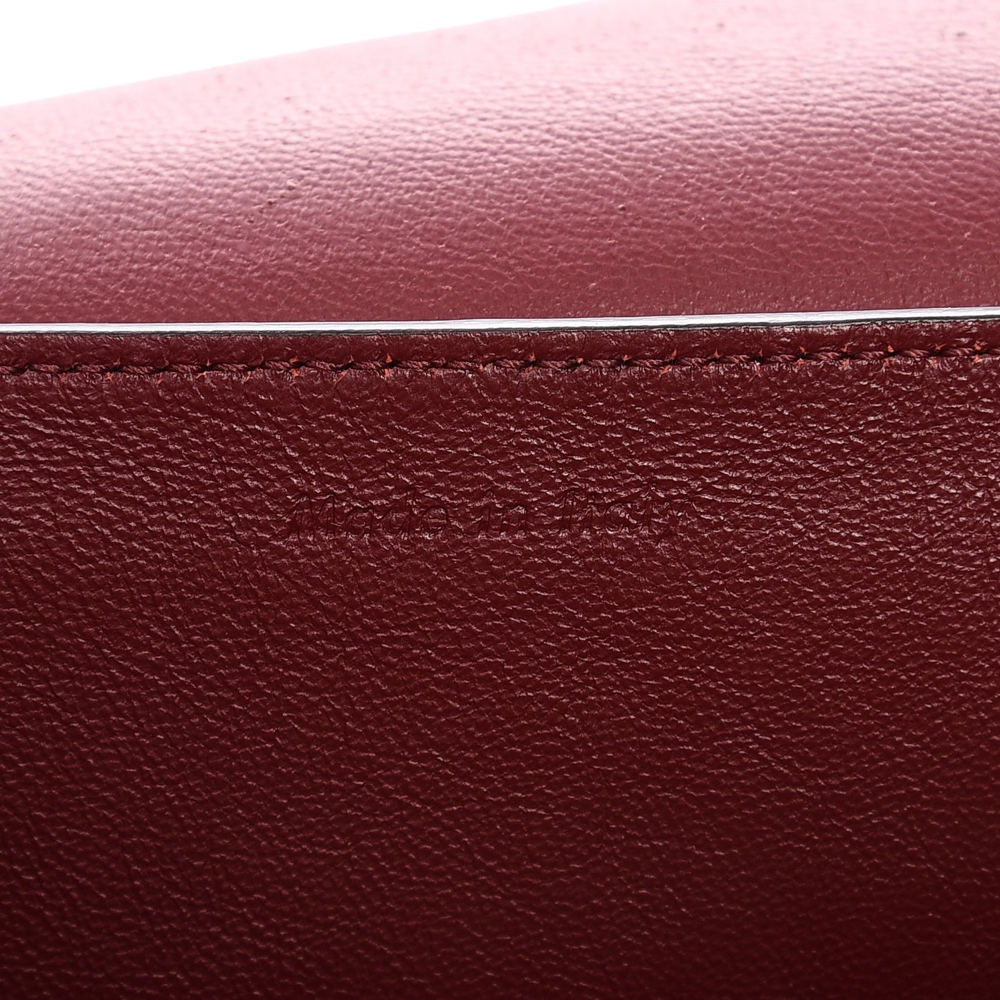 Shiny Smooth Calfskin Medium Frame Shoulder Bag Red Navy