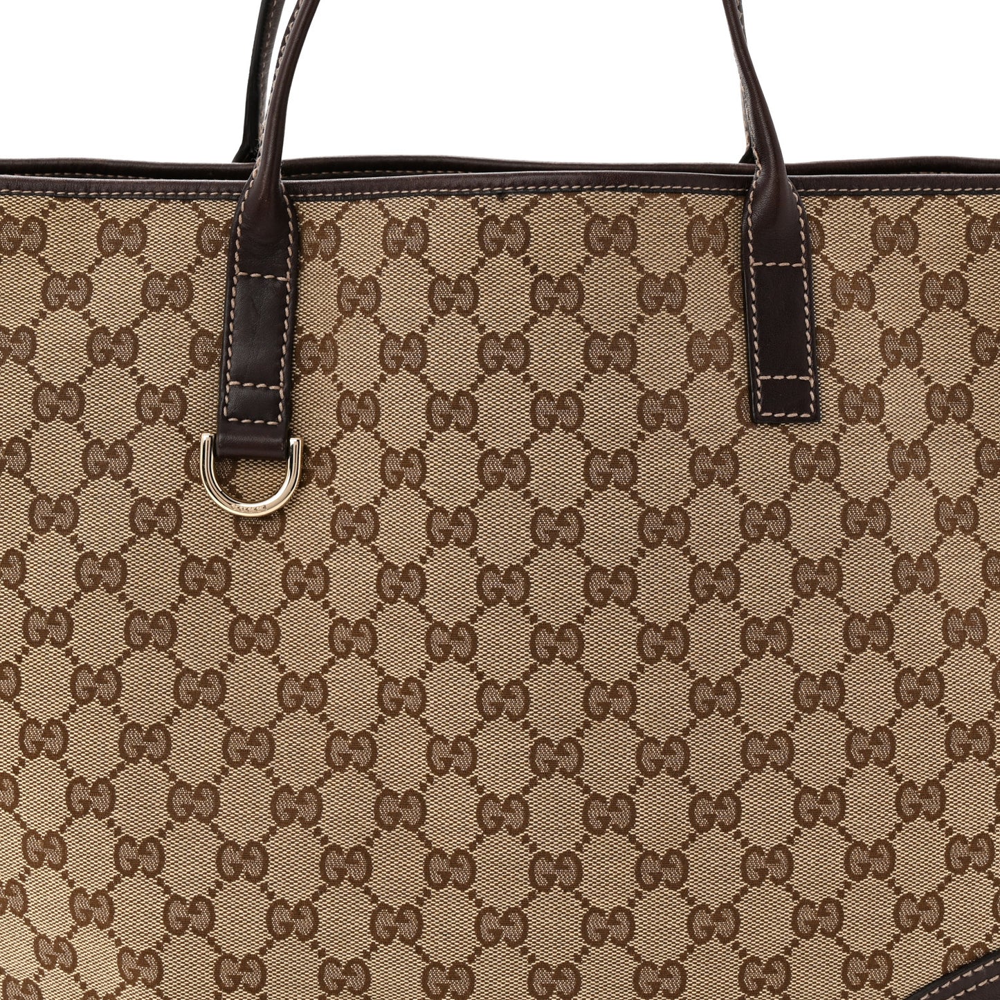 Monogram Large New Britt Tote Brown