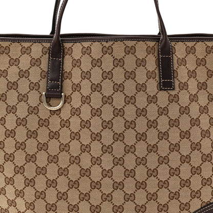 Gucci Monogram Large New Britt Tote Brown 8 of 10
