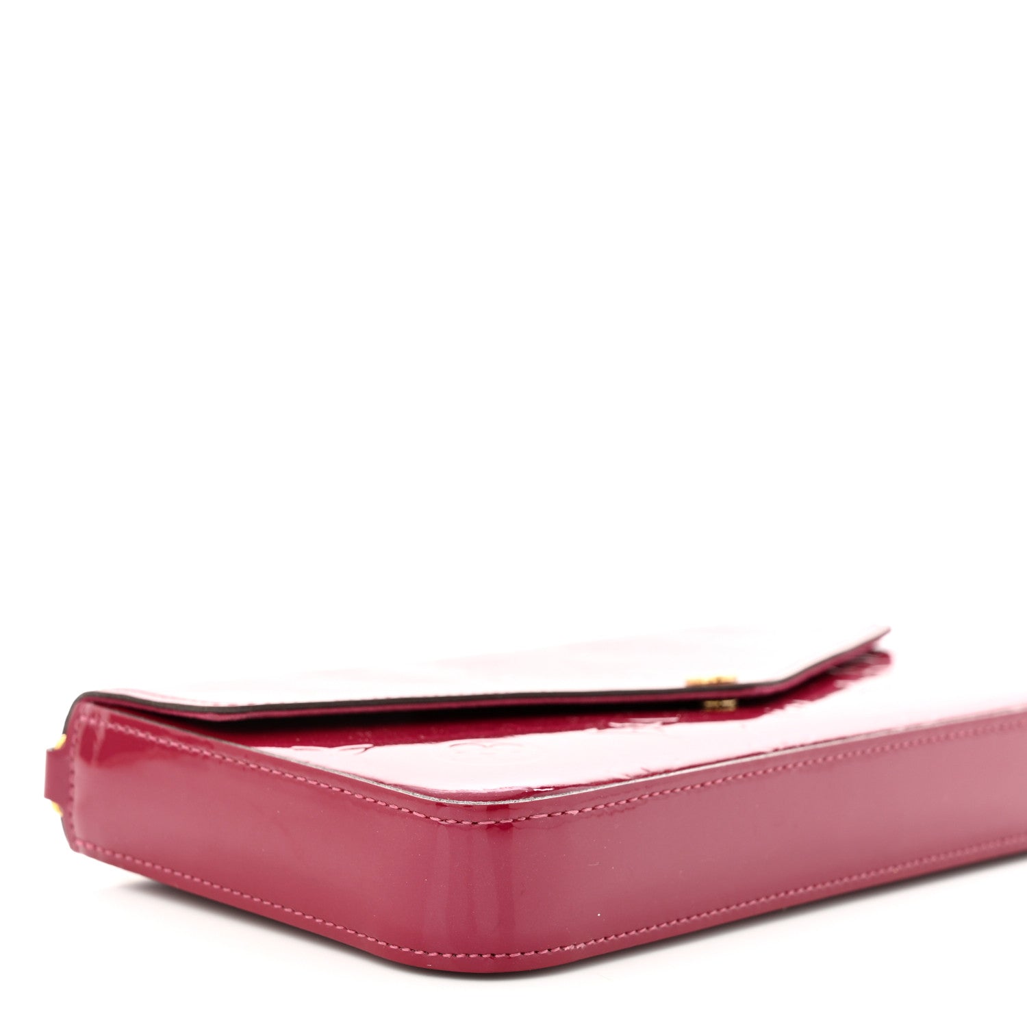 Louis Vuitton Vernis Felicie Chain Wallet Magenta 6 of 11