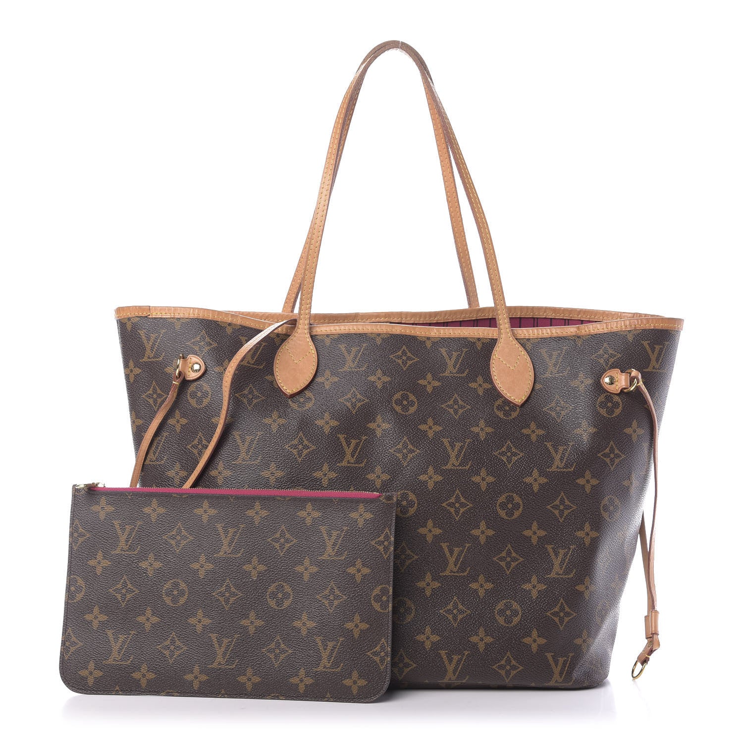 Louis Vuitton Monogram Neo Neverfull MM Fuchsia 1 of 15