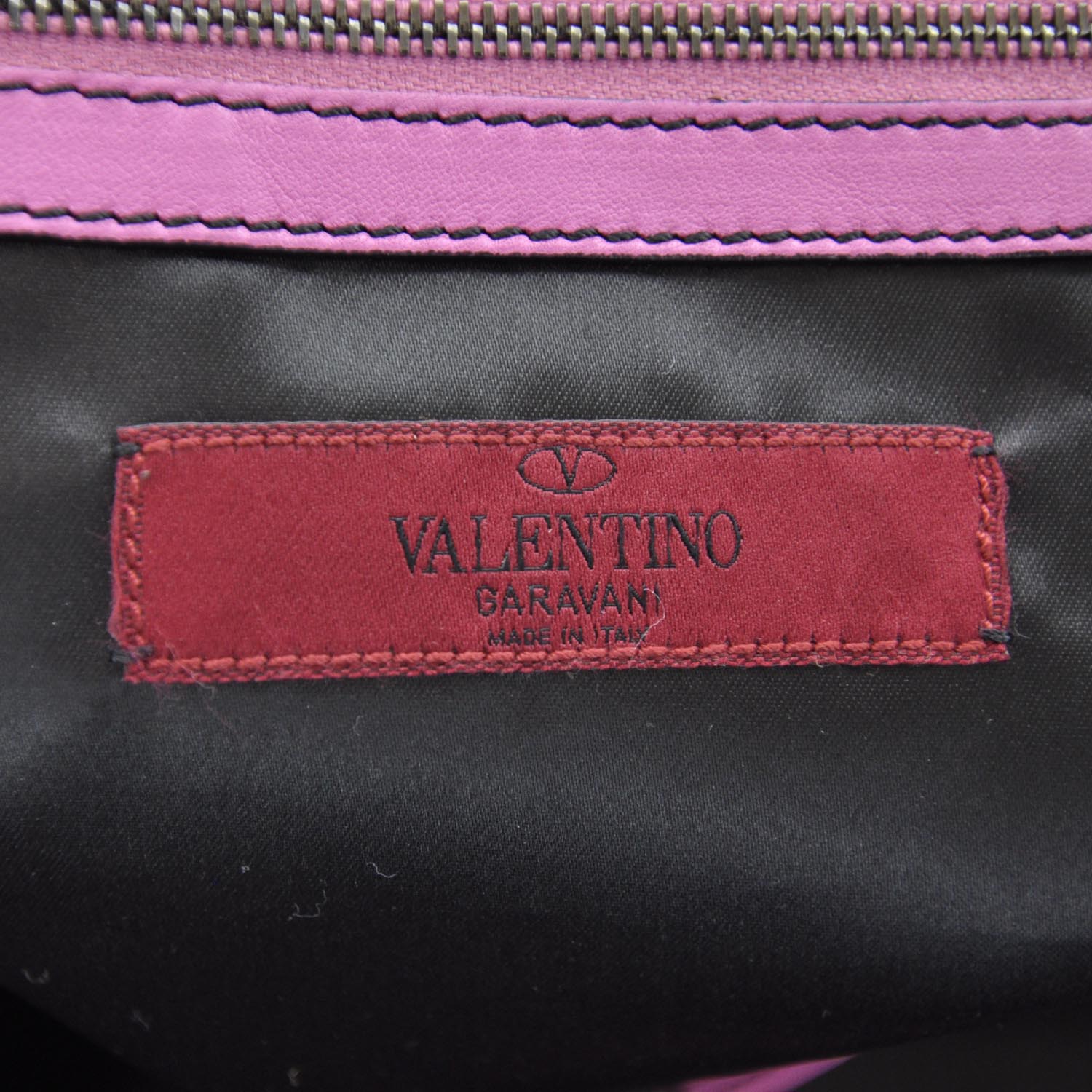 Valentino Garavani Nappa Premier Bow Hobo Pink 7 of 9