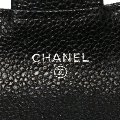 Chanel Caviar Quilted Flap Card Holder Black 6 of 8