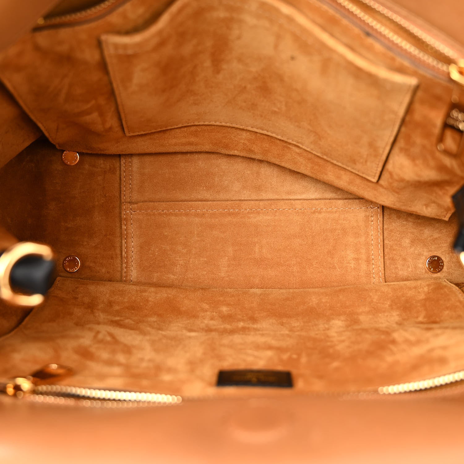 Louis Vuitton Monogram Cuir Orfevre Tote W PM Noisette 5 of 11