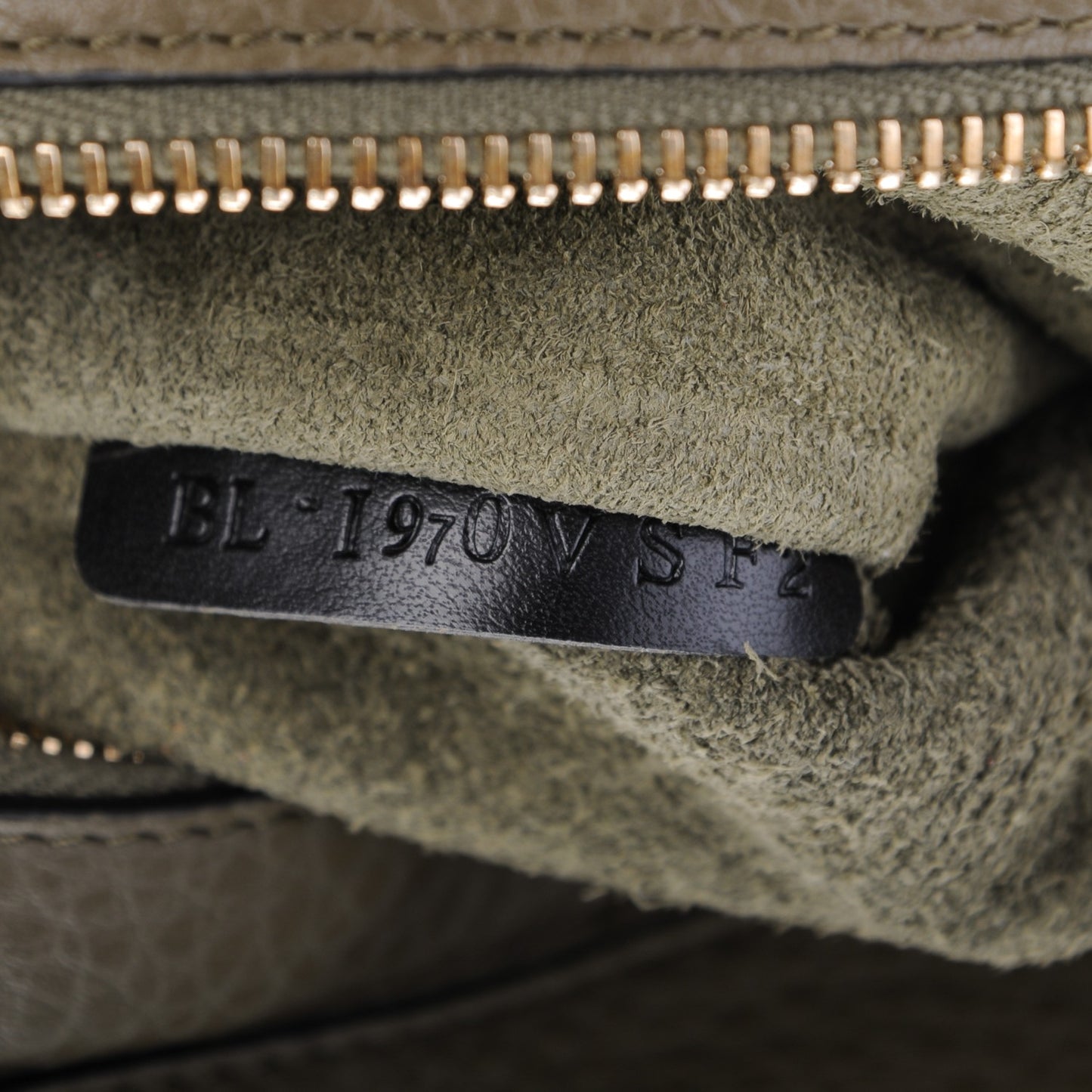 Alce Printed Calfskin Medium Rockstud Tote Army Green