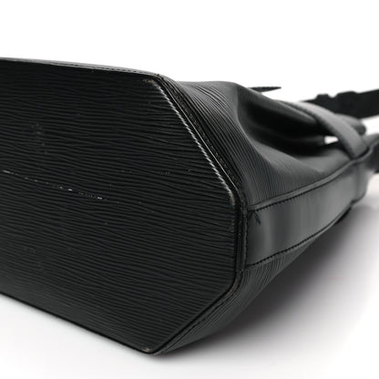Louis Vuitton Epi Sac D'Epaule GM Black Black 8 of 9
