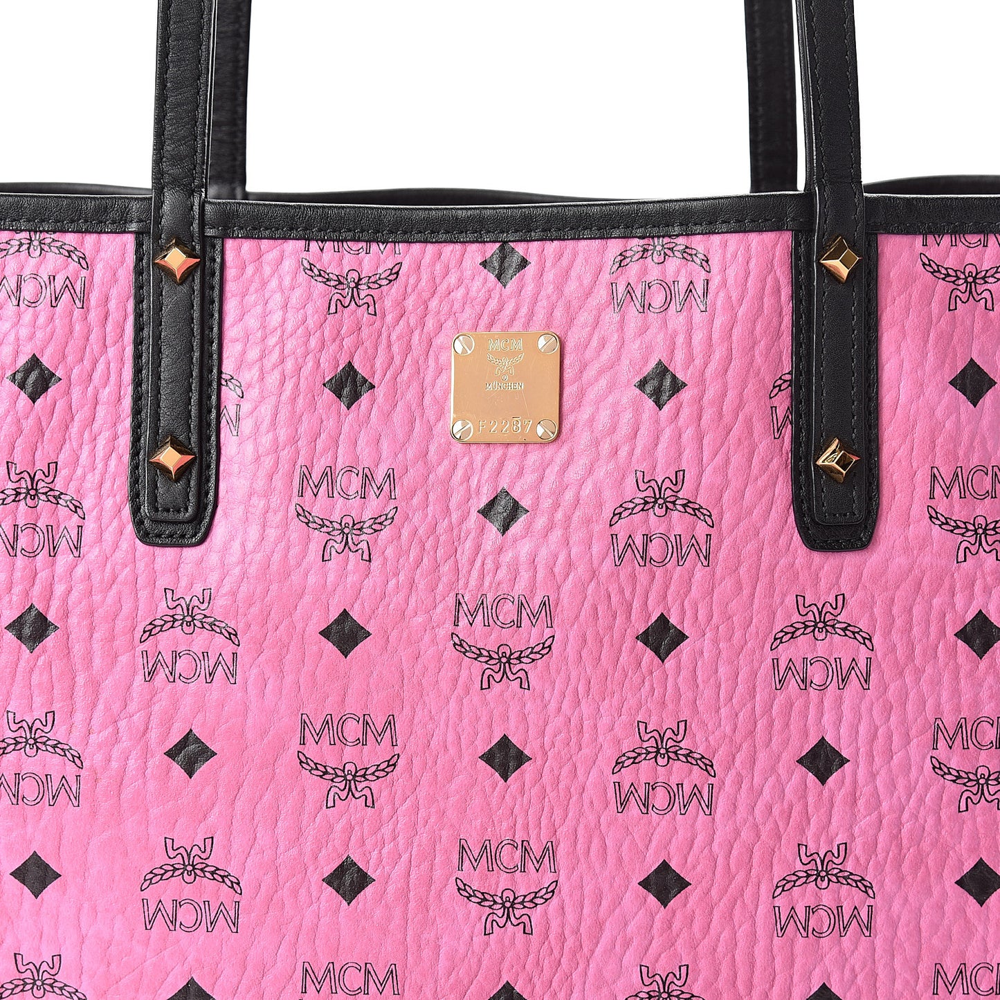 Visetos Medium Liz Reversible Shopper Tote Pink