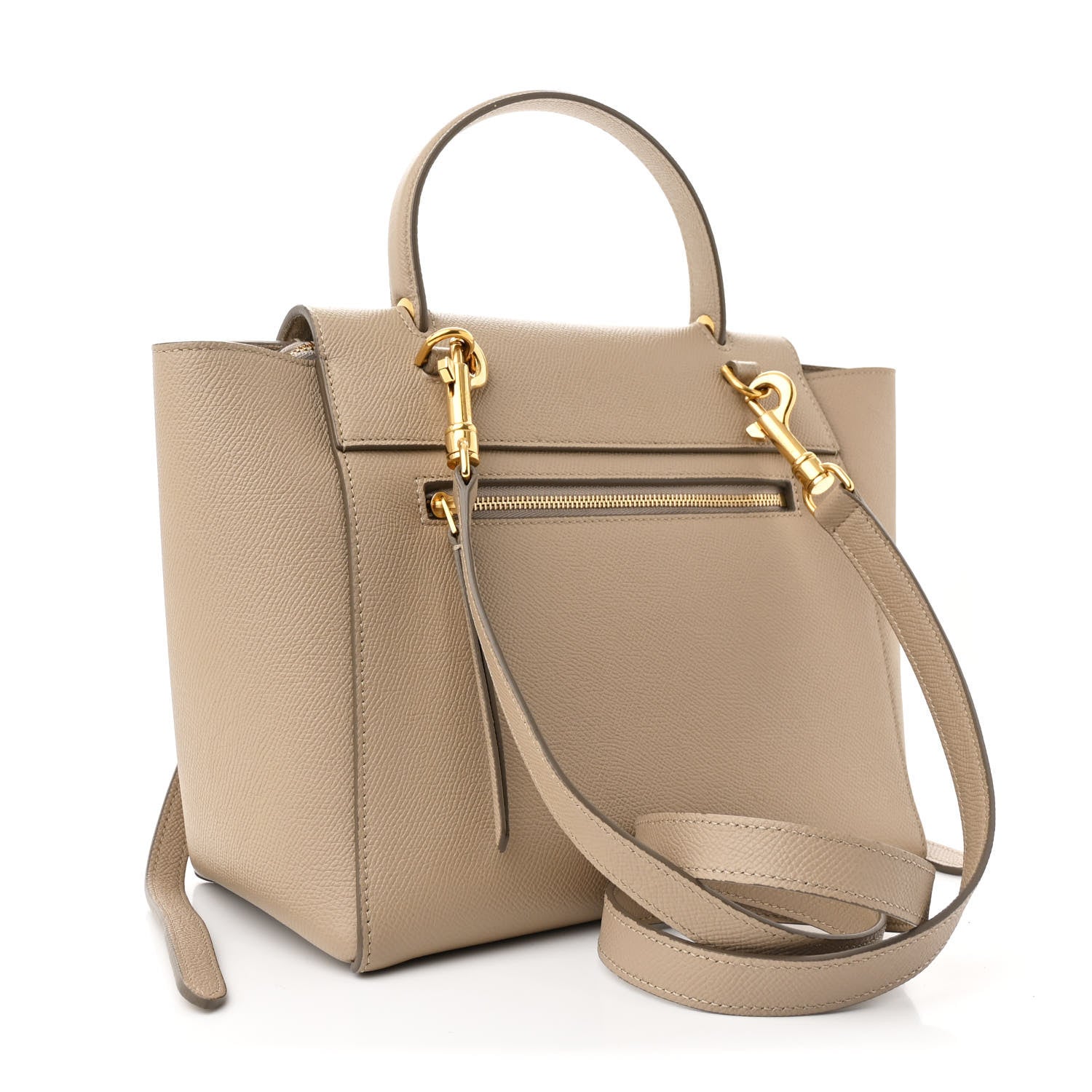 Celine Grained Calfskin Micro Belt Bag Light Taupe 3 of 10