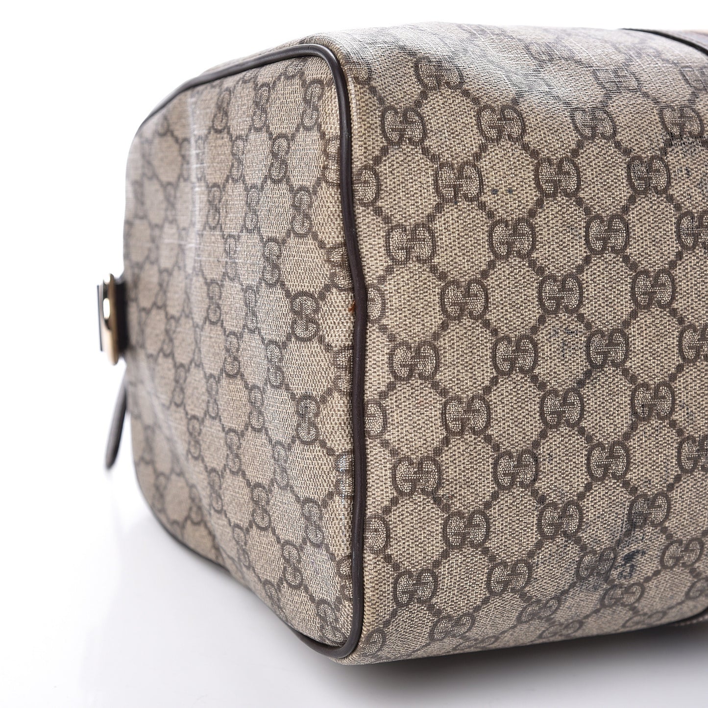 GG Plus Monogram Web Medium Joy Boston Dark Brown