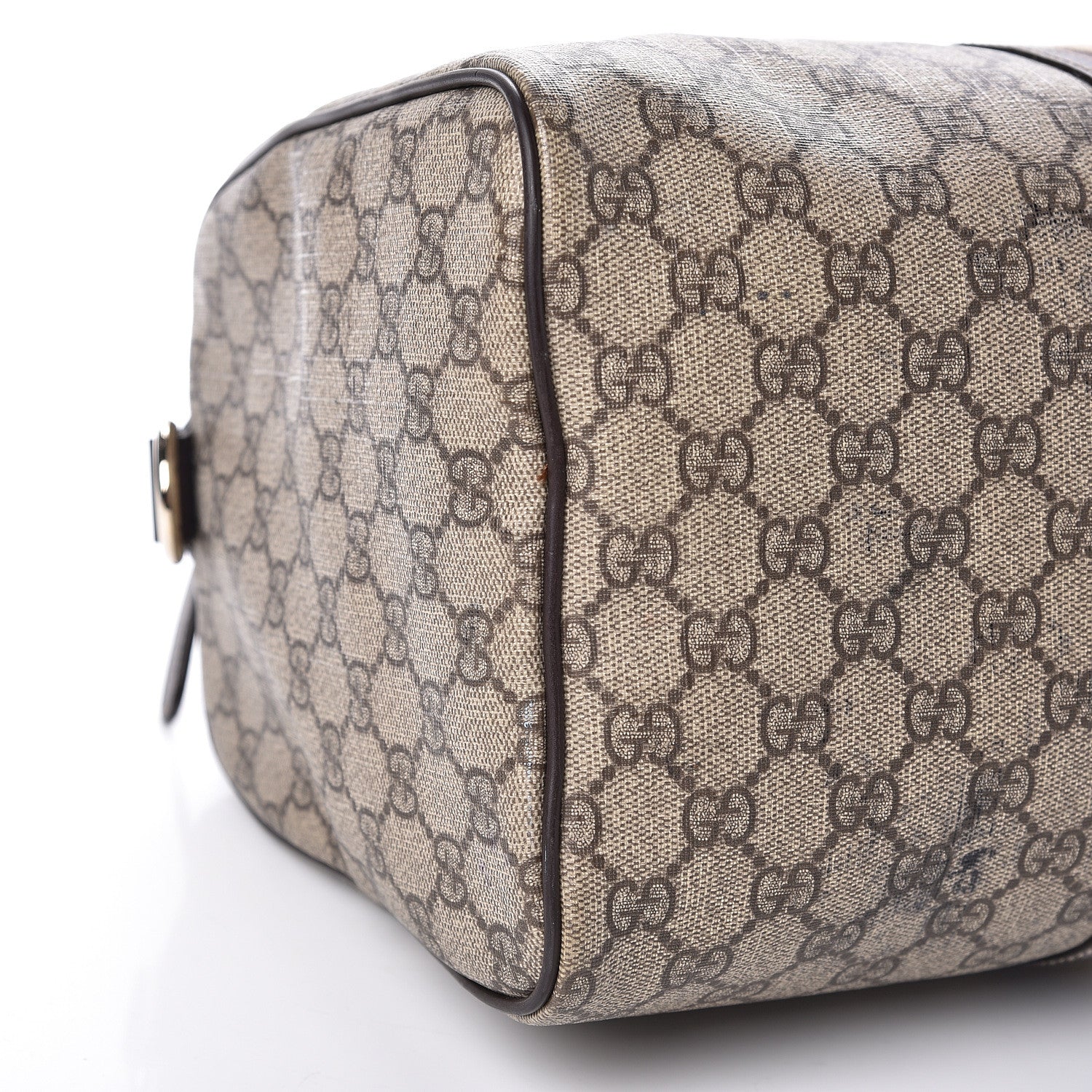 Gucci GG Plus Monogram Web Medium Joy Boston Dark Brown 5 of 14