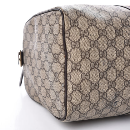 Gucci GG Plus Monogram Web Medium Joy Boston Dark Brown 5 of 14