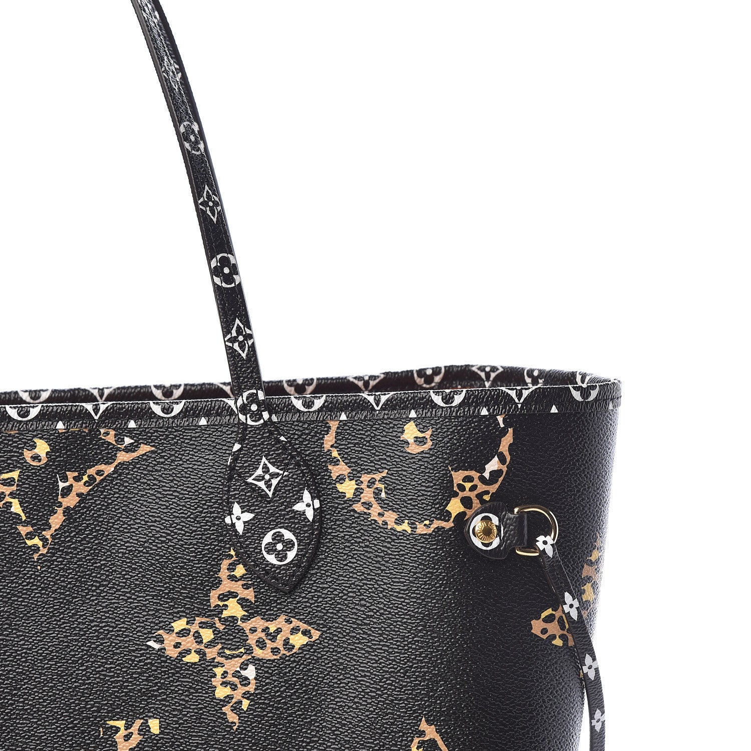 Louis Vuitton Monogram Giant Jungle Neverfull MM Black 10 of 10