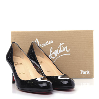 Christian Louboutin Patent Simple 70 Pumps 37.5 Black 10 of 10