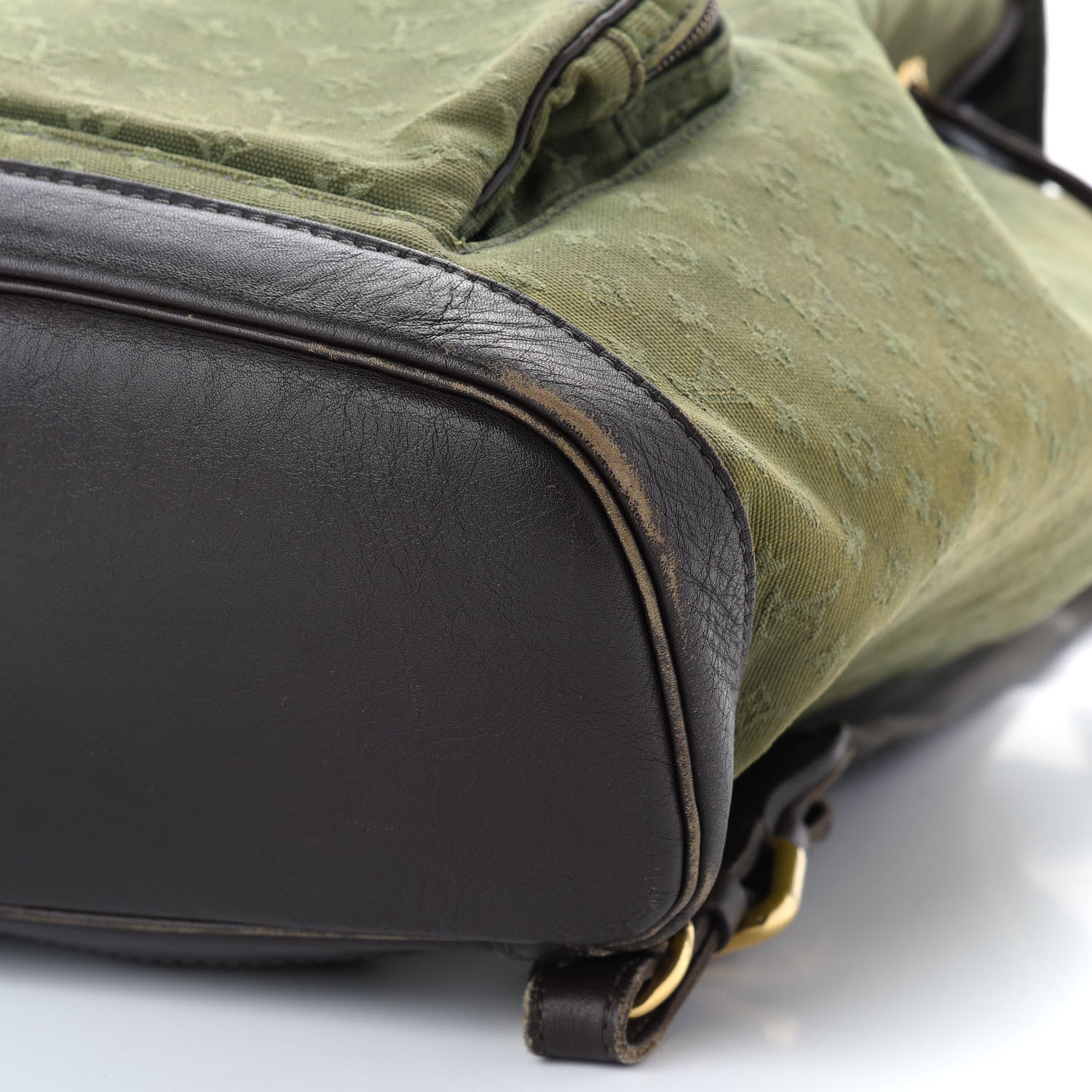 Louis Vuitton Mini Monogram Montsouris GM Backpack Kaki 8 of 16