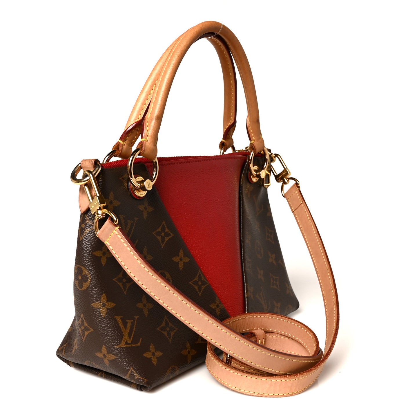 Monogram V Tote BB Cherry