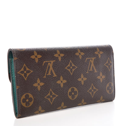 Louis Vuitton Monogram Emilie Wallet Vert 3 of 12
