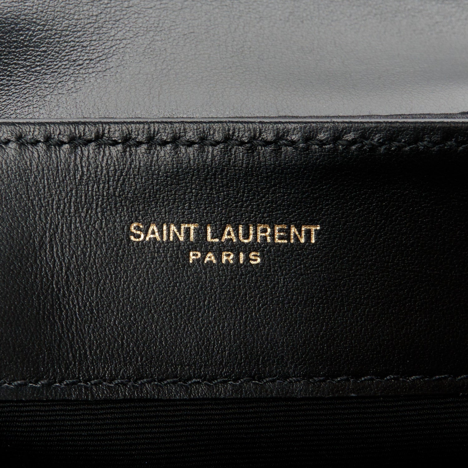 Saint Laurent Sequin Y Quilted Monogram Small Loulou Chain Satchel Black 6 of 11