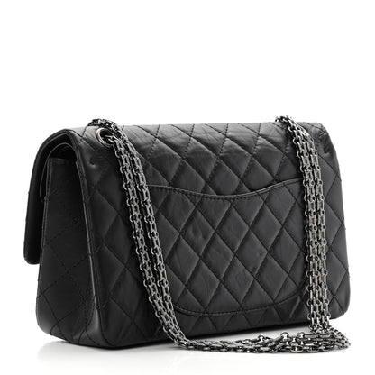 Chanel Aged Calfskin Quilted 2.55 Reissue 226 Flap Black 3 of 15