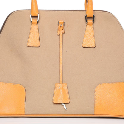 Prada Canapa Cinghiale Frame Bowler Yellow 10 of 23