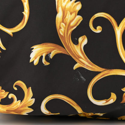 Versace Nylon Baroque Print Tote Black 12 of 13