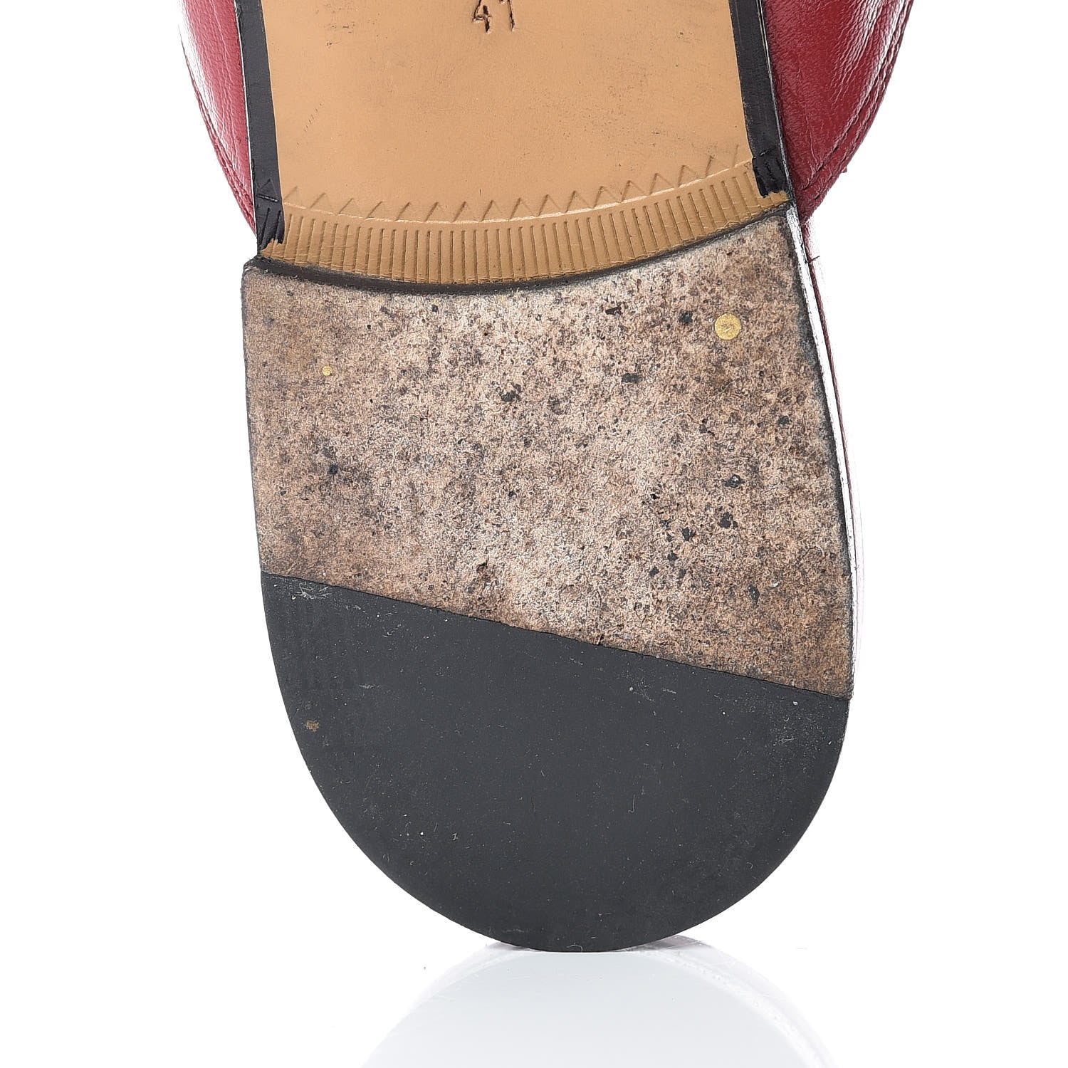 Gucci Malaga Kid Womens Princetown Slippers 41 Hibiscus Red 12 of 15