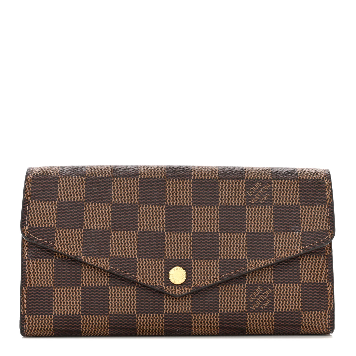 Damier Ebene Sarah Wallet NM Rose Ballerine