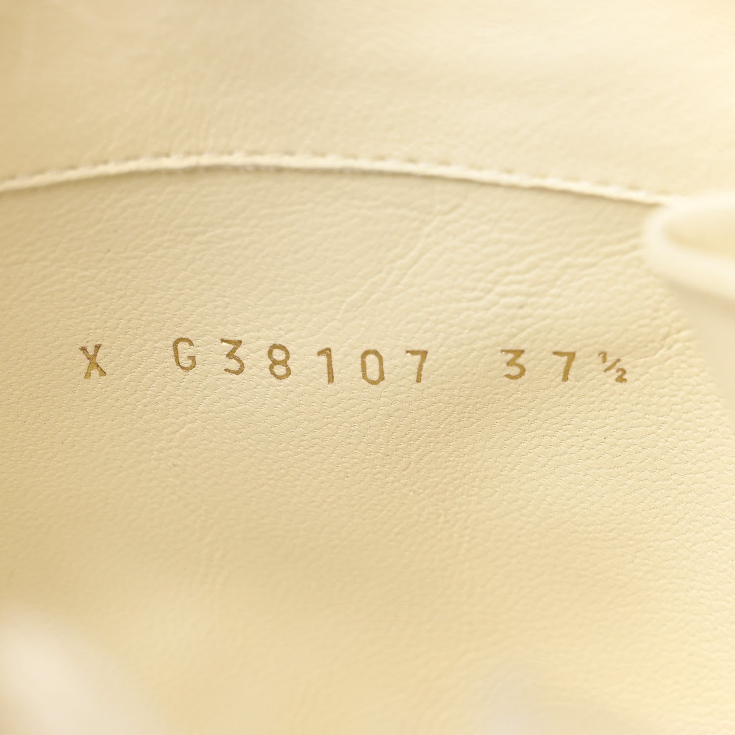 Chanel Shearling Sheepskin High Boots 37.5 White Black 8 of 8