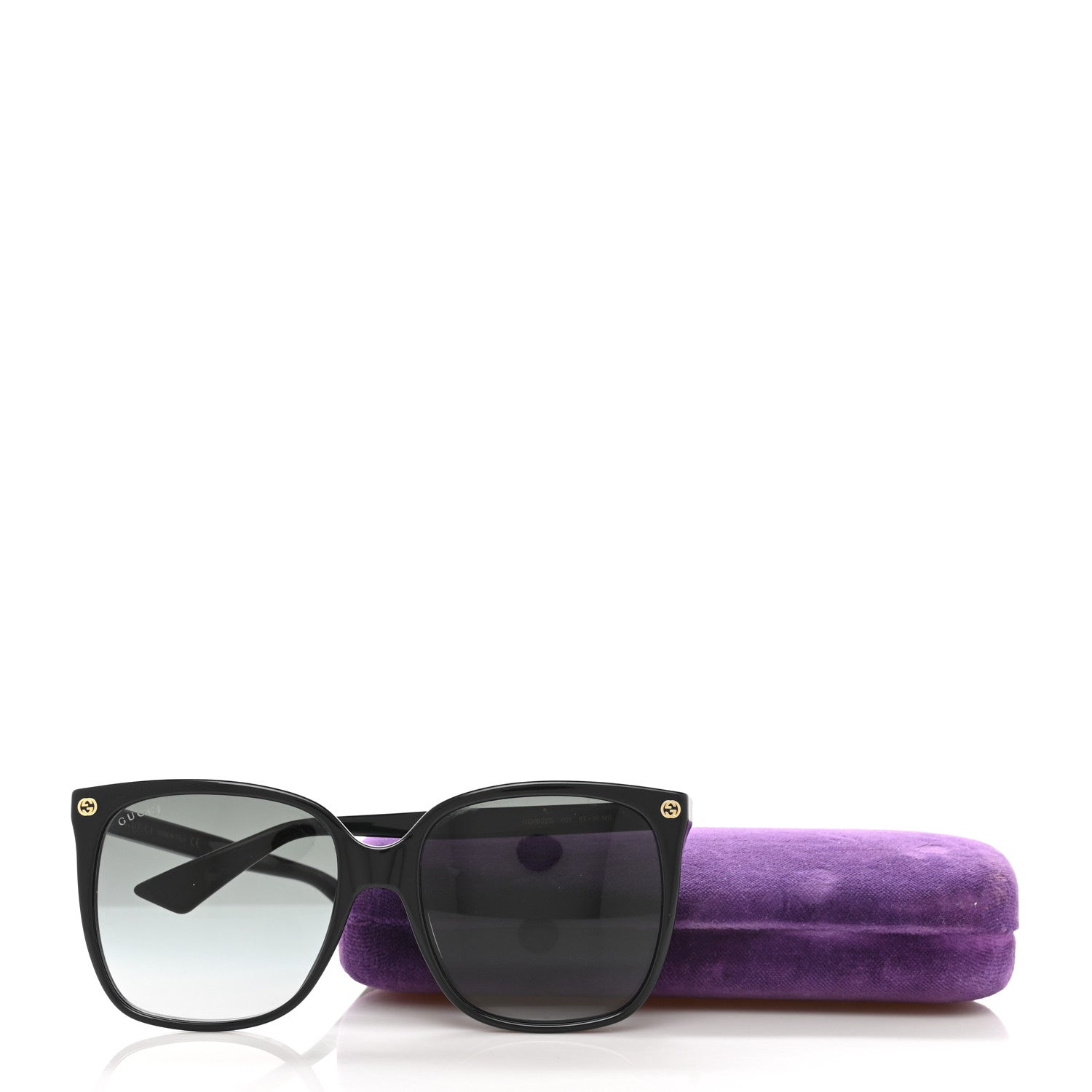 Gucci Acetate GG Sunglasses GG0022S Black 10 of 10