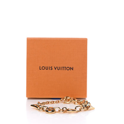 Louis Vuitton Metal Large Crazy In Lock Bracelet Gold 3 of 3