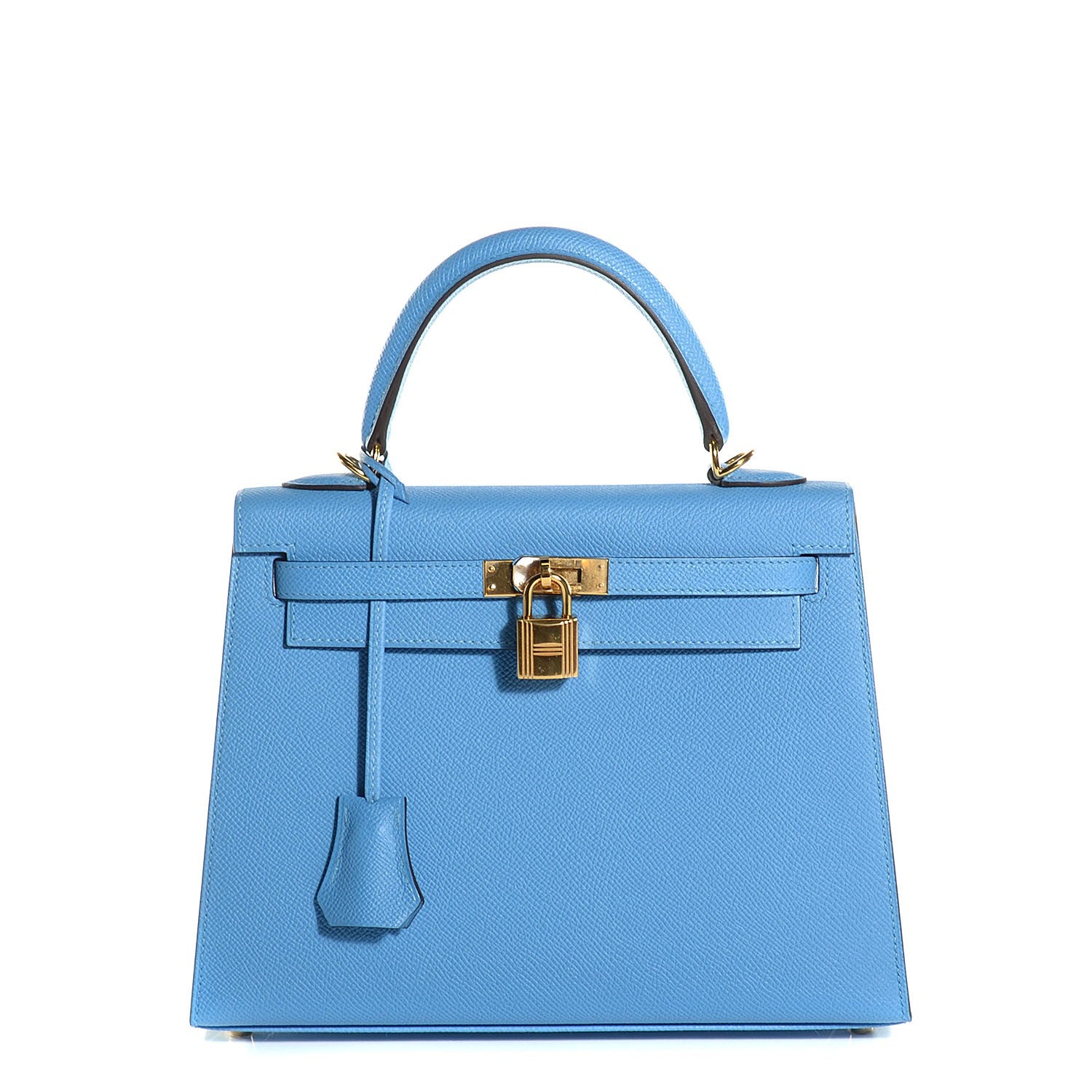 Hermes Epsom Kelly Sellier 25 Bleu Paradis 1 of 22