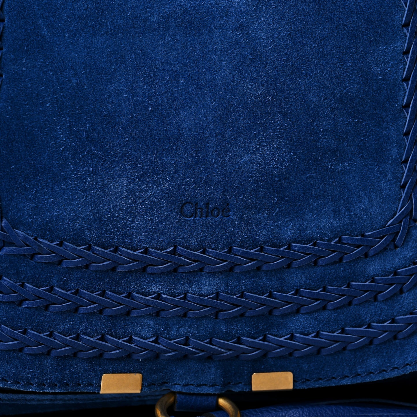 Suede Braided Medium Marcie Satchel Sea Water