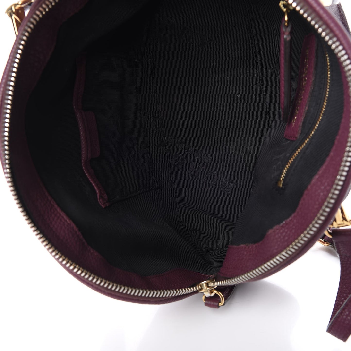 Grainy Calfskin Small Bloomsbury Elderberry