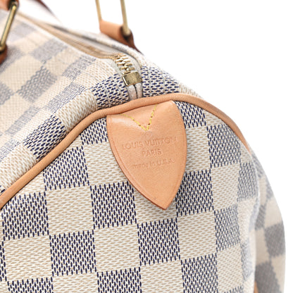 Louis Vuitton Damier Azur Speedy 30 13 of 20