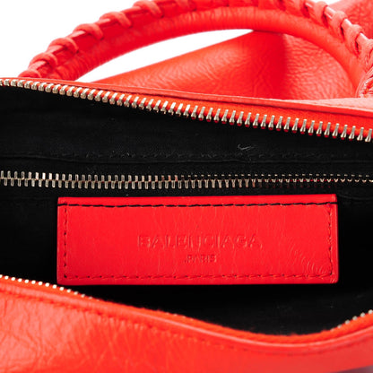 Balenciaga Matte Goatskin Rubber Covered Classic Hardware Mini Twiggy Rouge Coquelicot Rouge Braise 7 of 10