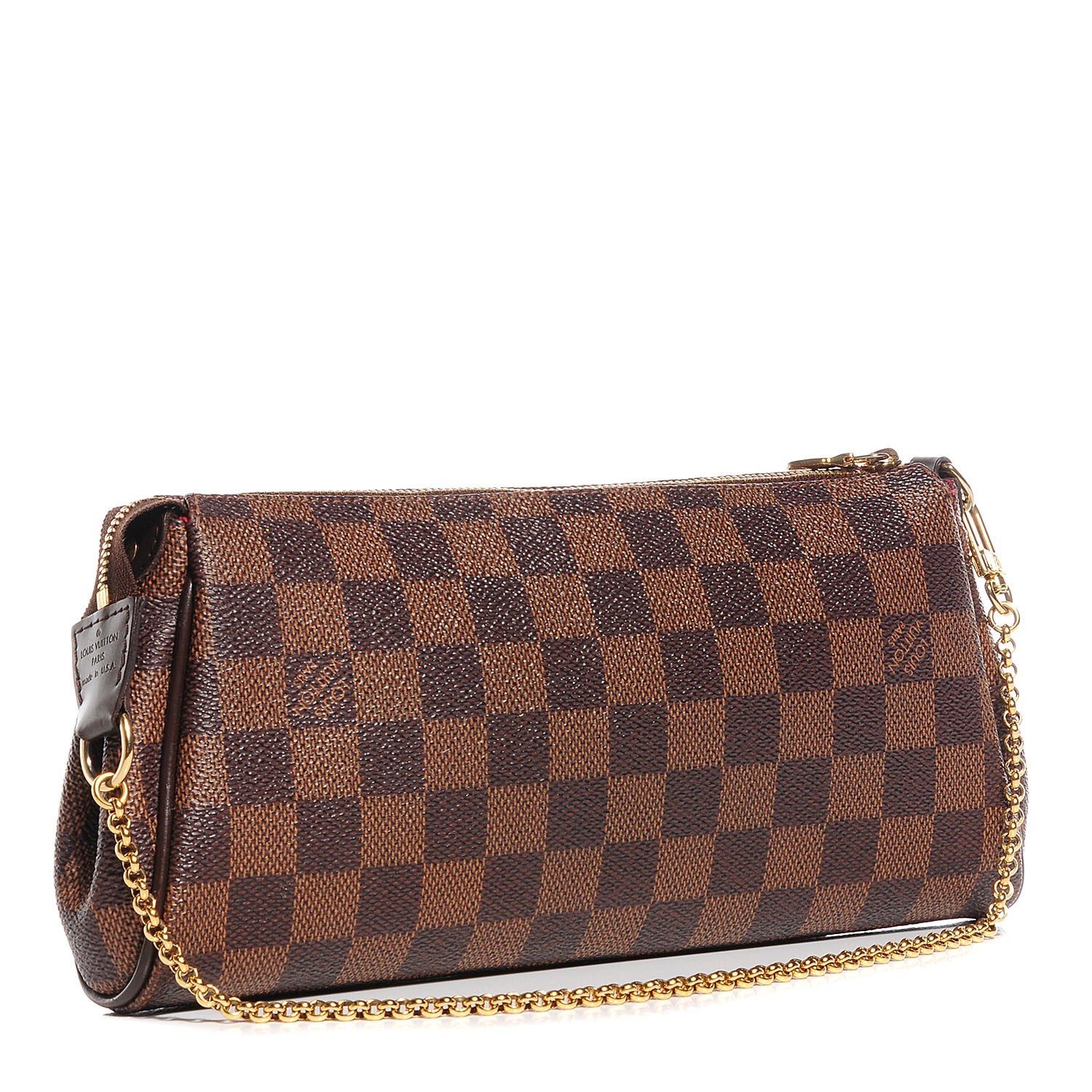 Louis Vuitton Damier Ebene Eva Clutch 3 of 7