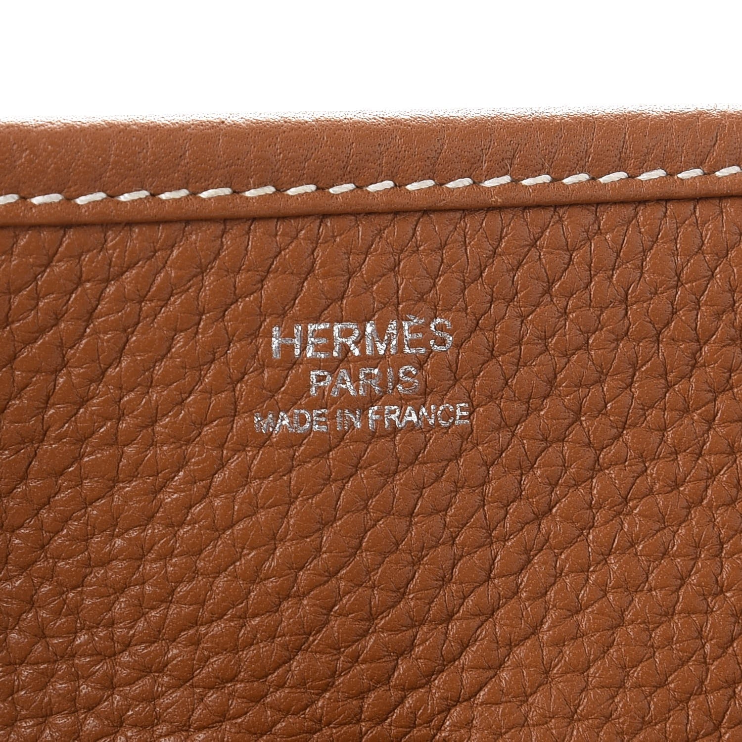 Hermes Taurillon Clemence Evelyne III PM Gold 6 of 9
