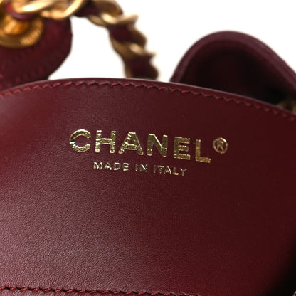 Chanel Caviar Quilted Medium Chanel 25 Handbag Burgundy 7 of 13