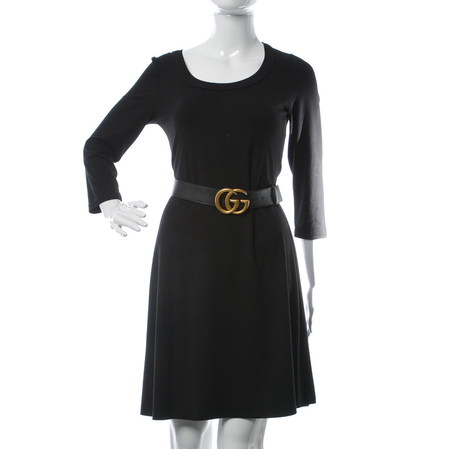 Calfskin Double G 40mm Belt 85 34 Black