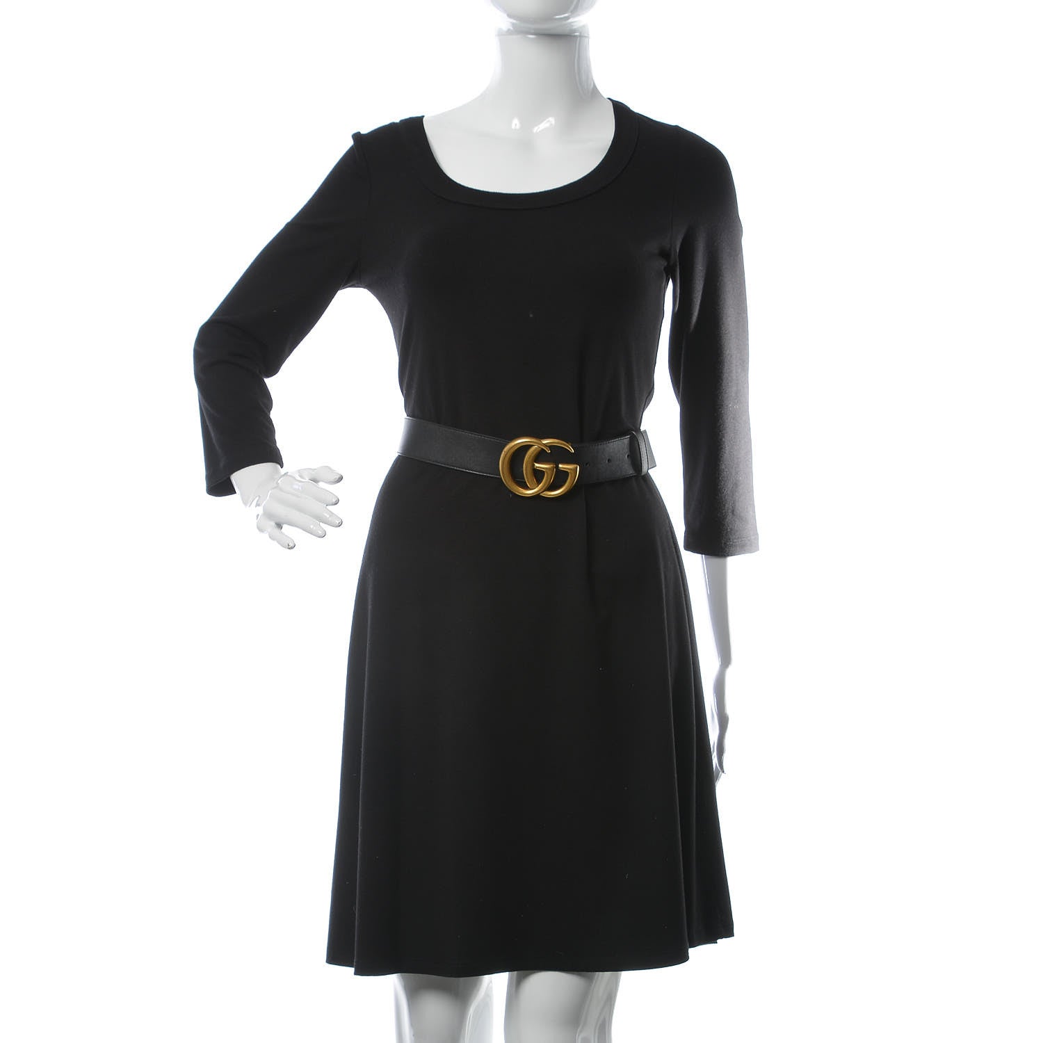 Gucci Calfskin Double G 40mm Belt 85 34 Black 2 of 7