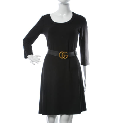 Gucci Calfskin Double G 40mm Belt 85 34 Black 2 of 7