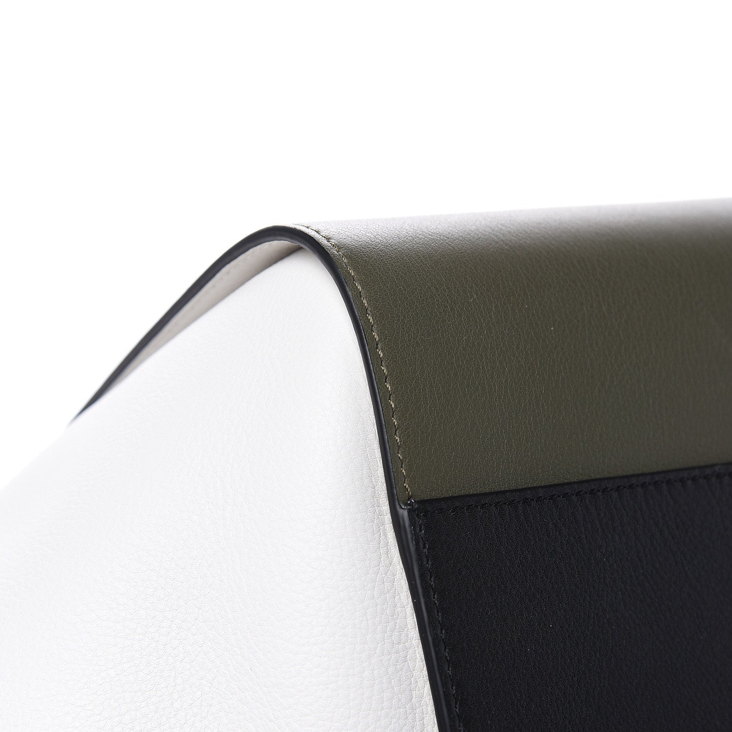 Loewe Calfskin Medium Hammock Shoulder Bag Khaki Green Soft White 10 of 11