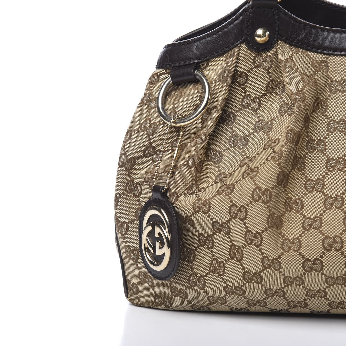 Monogram Medium Sukey Tote Dark Brown